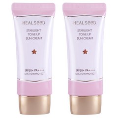 (저자극) 힐시드 톤업 선크림 (뽀얀피부) SPF50+ PA++++, 2개, 60ml