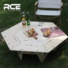 로티 RCE 헥사 이너 화로 캠핑 테이블