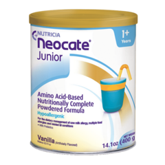 Neocate Junior Amino Acid-Based Toddler and Junior Formula 네오게이트 토들러 주니어 포뮬러 바닐라맛 400g