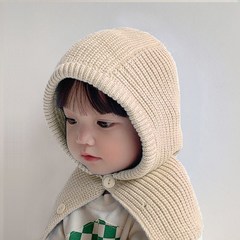 구스터프 아기 니트 바라클라바 겨울 모자