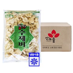 맛찬들 감자수제비 1BOX(1kgX6개), 1개, 1kg