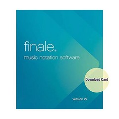 메이크 뮤직 피날레 27 학생과 교사를 위한 전문 음악 표기 소프트웨어 – 학술 전용 다운로드 카드