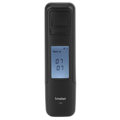 Smabat 비접촉 음주측정기 음주감지기 음주운전 삼색표시등 USB충전, 블랙, 1개