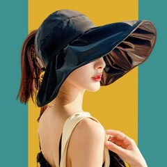 모던럽 챙넓은 돌돌이 썬캡 자외선 차단 여성 여름 햇빛 가리개 모자