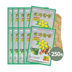 국산 치자한방 패드 건강패드 한방파스 25매입 x 10팩, 10개