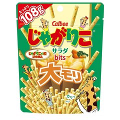 일본 가루비 자가리코 샐러드 bits 감자스틱 108g12개, 12개, 108g