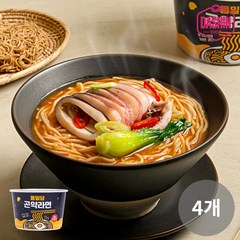 [다신샵] 통밀당 저탄수 곤약라면 110g / 얼큰 해물라면 사발면, 4개