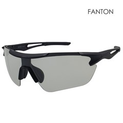 팬톤[FANTON] 변색 편광 스포츠선글라스, XFSG43 변색 편광, 라이트 스모크+블랙