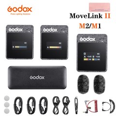 고독스 Godox MoveLink II 2세대 무선 마이크 키트, MoveLink II M1-블랙