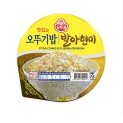맛있는 오뚜기밥 발아현미, 210g, 12개