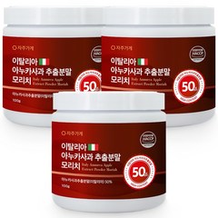 아누카 사과 추출분말 모리치 맥주효모 비오틴 식약청 HACCP 인증 자주가게, 3개, 100g