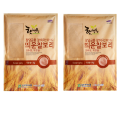 김포맥아식품 장담금용 띄운 찰보리 가루 1kg, 2개