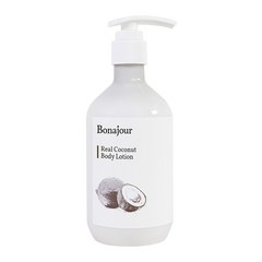 보나쥬르 리얼 코코넛 비건 바디 로션 300ml, 1개