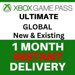 Xbox Live 월 골드 및 Game Pass 얼티밋 멤버십 American 글로벌 즉각적인, 1개