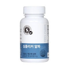 심플리커 알파 장어20배 남성활력 아르기닌 야관문 블랙마카 흑마늘 아연, 120g, 1개