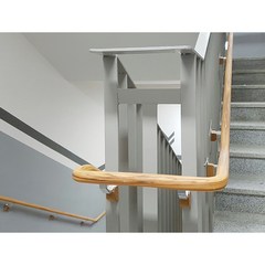 대청 PVC 핸드레일 장애인 편의시설 계단손잡이, PVC핸드레일 3m(기본부속포함), 1개