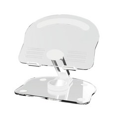 전화 및 패드를 위한 완벽한 시야각을 가진 조정 가능한 게으른 전화 및 태블릿 스탠드 홀드 4.7-13인치, 하얀색
