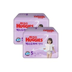 하기스 맥스드라이팬티 5단계 공용 34P X 2팩(1박스), 하기스 맥스드라이팬티 5단계 공용 34P X 2팩(1박