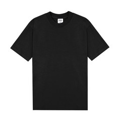 [샤카웨어] 7.5oz 맥스 헤비웨이트 무지 오버핏 레이어드 반팔 티셔츠 블랙 MHS02