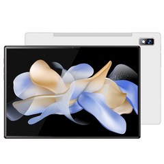 인강용 태블릿 가성비 윈도우 태블릿PC 2023 와이파이 네트워크 블루투스 풀 스크린 태블릿 Pad14 10.1 인치 안드로이드 11.0 16GB RAM 1TB ROM, 없음, 35.EU-Plug - white - 12GB RAM