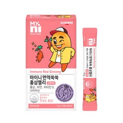 [일동제약]마이니 면역쑥쑥 홍삼젤리 오렌지맛