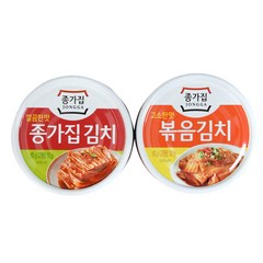 종가집 김치(캔)160gx5개+종가집볶음김치(캔)160gx5개, 10개, 160g
