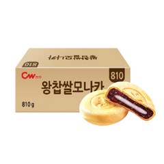 CW청우 왕찹쌀 모나카 27개입 810g 1박스 옛날과자, 단품, 단품