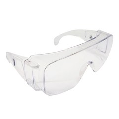 NTLS 보안경 UV 자외선 차단 작업용 산업용 눈보호 고글 작업 보호안경, 화이트, 1개