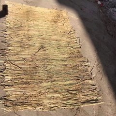 쌀가마니 짚발 보온 거적 멍석 이엉 도로 미끄럼 방지 풀매트 뜨개질 가마니 콘크리트, 논슬립 보온 거적 1m 폭 3m 길이