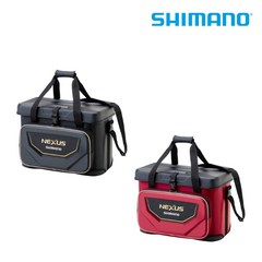 시마노 갯바위낚시 보조가방 지깅백BA-125U 이소 쿨백 36L, 36L 레드-520586