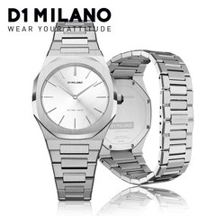 백화점AS 디원밀라노 UTBL08 울트라씬 34mm 실버 여자 메탈시계 D1 MILANO 우림FMG정품