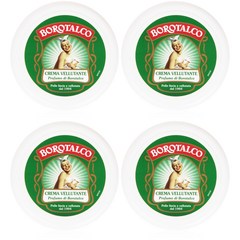 (독일배송) Borotalco 보로탈코 벨벳 보습 바디크림 150ml, 4개