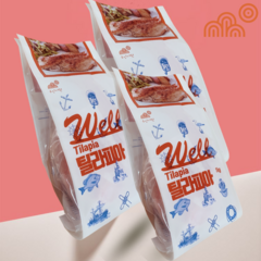 NEW 수산서원 냉동 틸라피아 총3.45kg 3팩 흰살생선 스테이크 단백질 생선구이 다이어트 닭가슴살 식단, 1.15kg, 3개