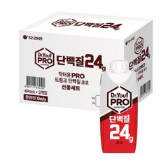 닥터유 프로 단백질 드링크 초코 선물세트, 1set, 2000ml