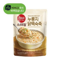 비비고 누룽지 닭백숙죽, 420g, 16개