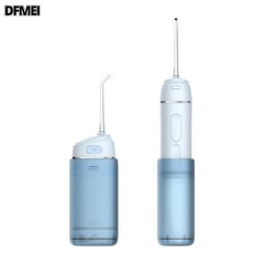 DFMEI 전동 휴대용 충치기 스케일링기 치실 수치실 구강세척, 푸른 색
