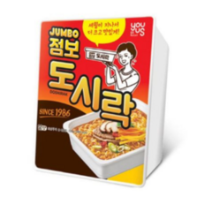 점보 도시락 컵라면 대용량 729g, 1개