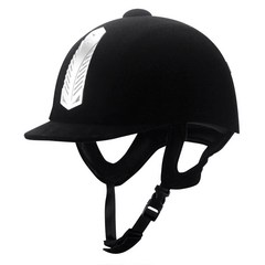 [JKUL] 승마 용품 헬멧 모자 머리보호 장비 남성 여성 승마모자 검정 + 52 cm, 검정 + 54cm