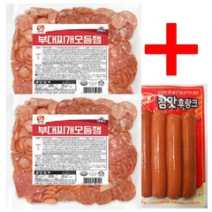 햇살누리 부대찌개 모듬햄 1kg x 2개+참맛후랑크 80g, 2080g, 1세트