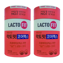 락토핏 종근당건강 생유산균 코어맥스, 60포, 2g, 2개