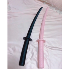 3D 카타나 당근총 당근칼 사무라이 나이프, 분홍색