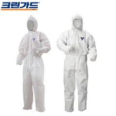 유한킴벌리 크린가드 A30 보호복 24벌(1박스) /방진복/작업복, 후드 흰색 - 특대형(XL) 43035, 24개