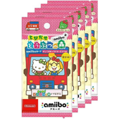 닌텐도 동물의 숲 아미보 amiibo 카드 산리오 캐릭터즈 콜라보 5팩세트, 『날아라 동물의 숲 amiibo+』amiibo 카드【산, 5팩 세트