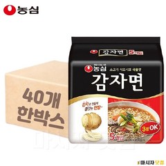 농심 감자면 멀티 5개입 x 8팩 / 총40봉, 상세페이지 참조