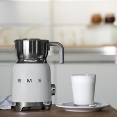 스메그 SMEG 50s 레트로 홈카페 우유거품기 7색상, 크림