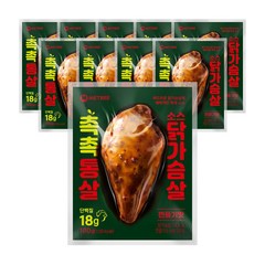 미트리 촉촉통살 소스 닭가슴살 깐풍기맛 100g, 10개