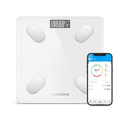 플레오맥스 스마트 체성분 체중계, 화이트, PM-Scales01