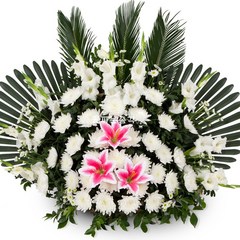 조문 조의 장례식장 꽃파는총각 근조바구니 일반 특, 근조바구니 특