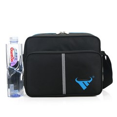 정품 엑시옴 탁구 스포츠 가방 크로스백 숄더백 대용량 다기능 버터플라이, 블랙