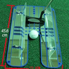 프리미엄 정렬 퍼팅 미러 - 퍼팅 설정 위치 퍼터 페이스 교정을 개선하기 위한 모든 InGolf 훈련 보조 장치, 보여진 바와 같이, 1개